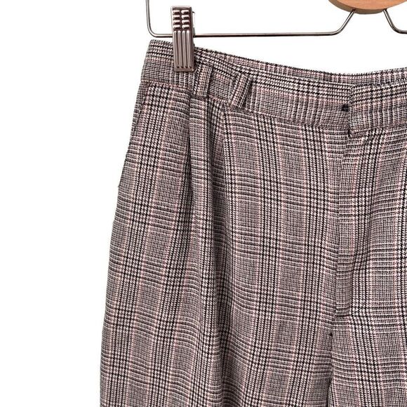 Vintage Maggie Lawrence Petite Made in USA Plaid Trouser Pants in Size 12 - Picture 5 of 7